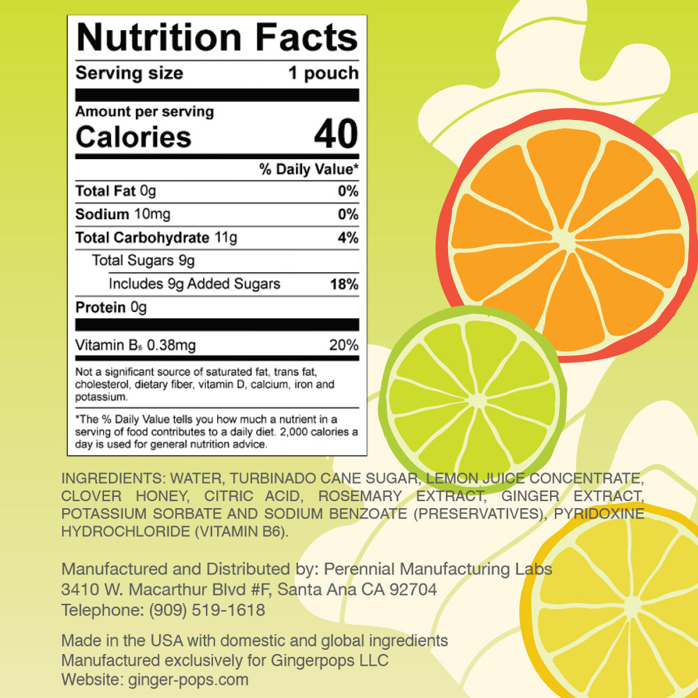 Ginger Pops 12-pack case